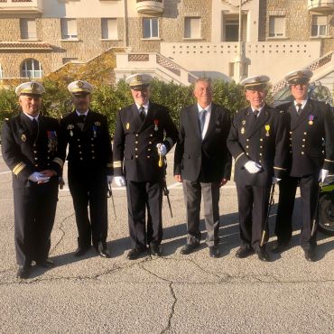 Le vendredi 18 décembre 2020, Jean-Louis Blanchard président de la Ffessm a participé à une grande cérémonie de remise de décorations à la Gendarmerie Maritime de Méditerranée, Toulon.